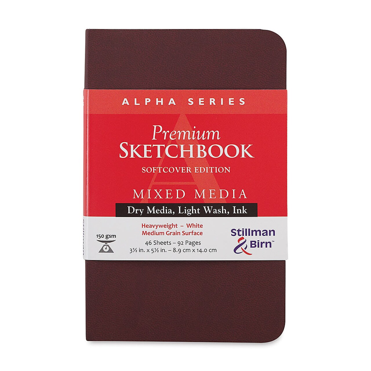 Stillman & Birn Alpha Series Sketchbook - 5-1/2" x 3-1/2", Soft Cover, 46 Sheets